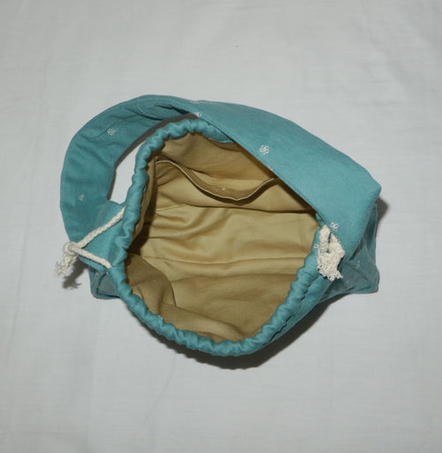 Coin Bag - Dusty Teal