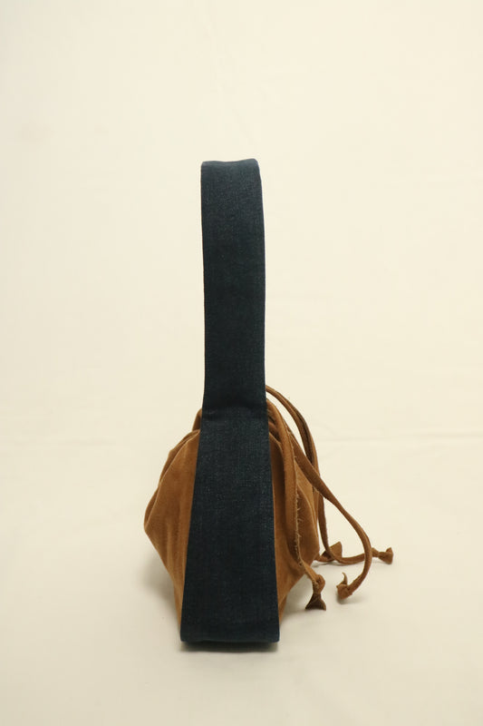 Coin Bag - Espresso Suede