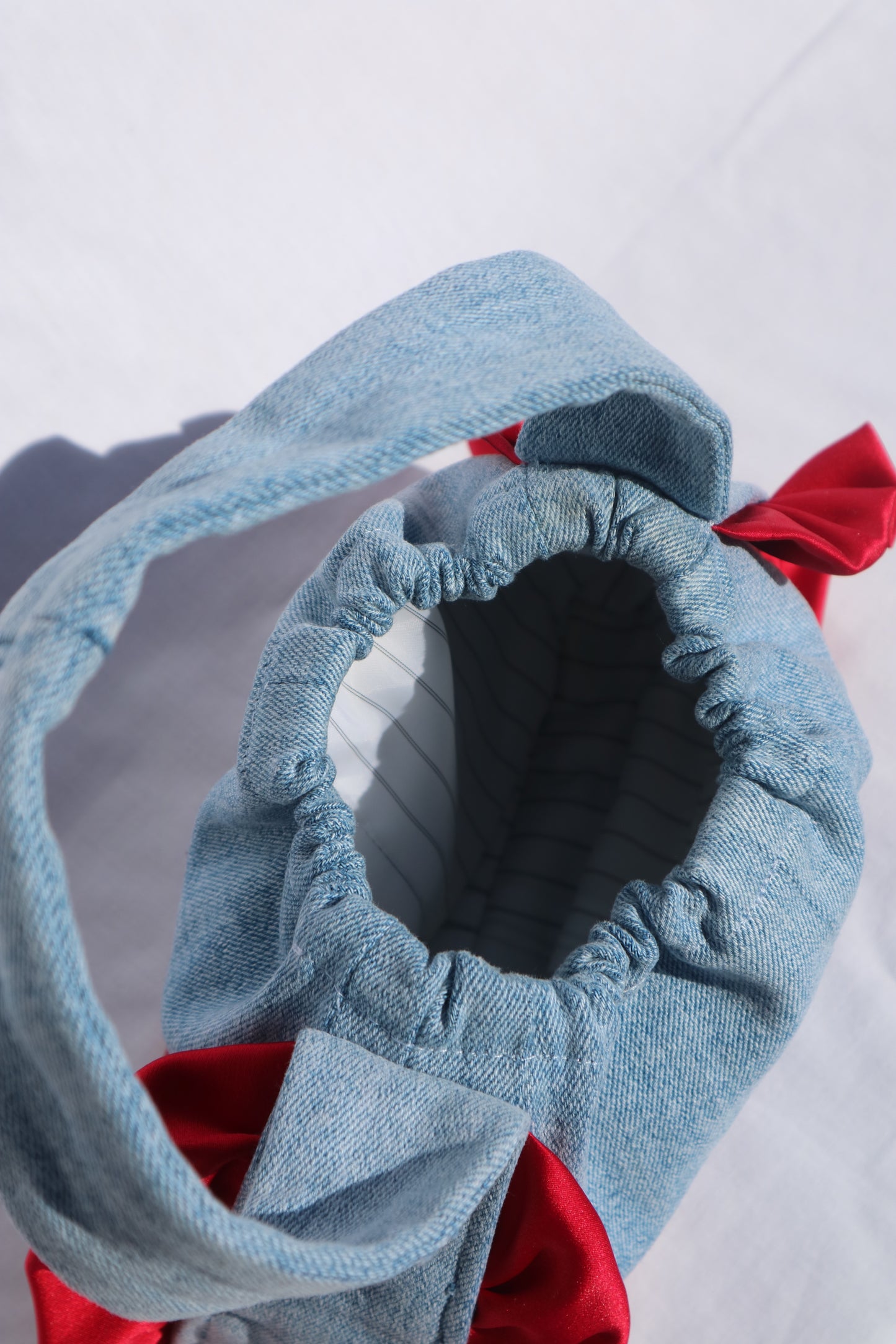 Ruffle Coin Bag - Red