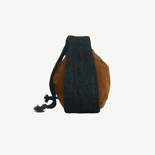 Coin Bag - Coffee Suede